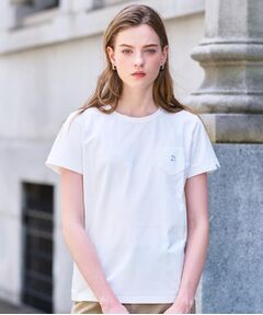 DRESSTERIOR / ドレステリア Tシャツ | 【洗える/バックプリント】再生ポリエステルホエイルプリントTシャツ