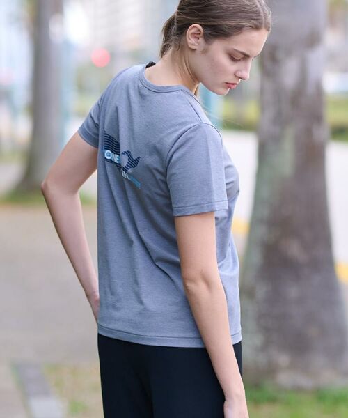 DRESSTERIOR / ドレステリア Tシャツ | 【洗える/バックプリント】再生ポリエステルホエイルプリントTシャツ | 詳細10