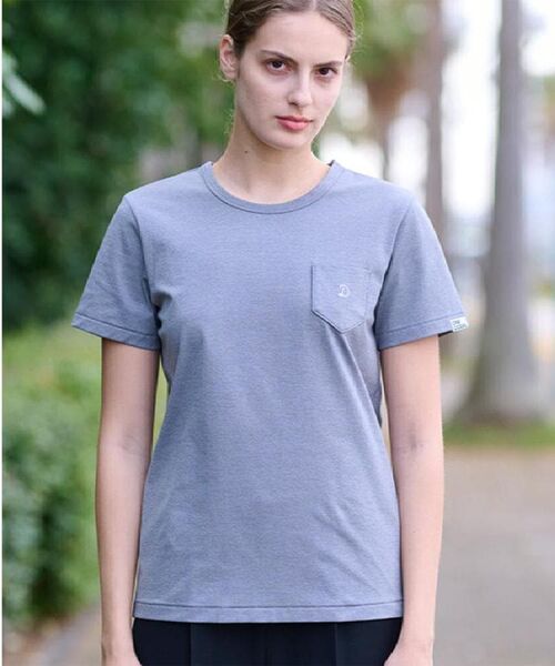 DRESSTERIOR / ドレステリア Tシャツ | 【洗える/バックプリント】再生ポリエステルホエイルプリントTシャツ | 詳細7