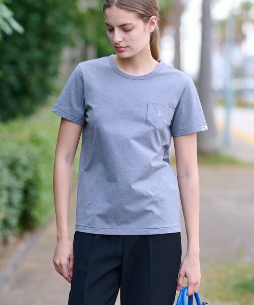 DRESSTERIOR / ドレステリア Tシャツ | 【洗える/バックプリント】再生ポリエステルホエイルプリントTシャツ | 詳細8