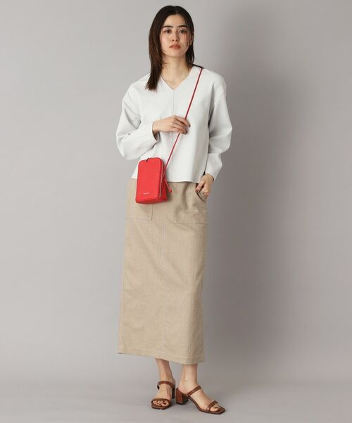 DRESSTERIOR / ドレステリア カットソー | 【洗える/イージーケア】Vネックジョーゼットプルオーバー | 詳細14