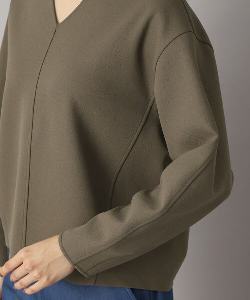 DRESSTERIOR / ドレステリア カットソー | 【洗える/イージーケア】Vネックジョーゼットプルオーバー | 詳細25
