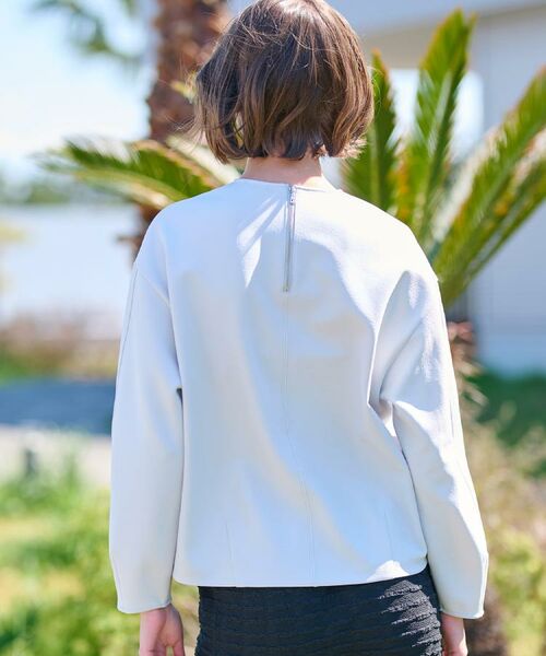 DRESSTERIOR / ドレステリア カットソー | 【洗える/イージーケア】Vネックジョーゼットプルオーバー | 詳細6