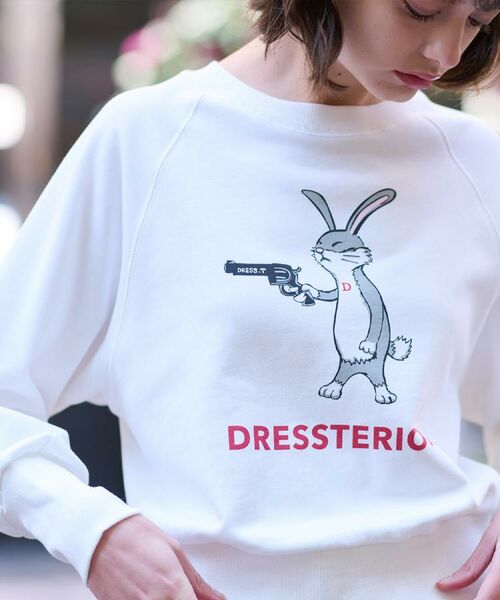 DRESSTERIOR / ドレステリア スウェット | 【今年も登場！/洗える】ピストルラビット裏毛スウェット | 詳細6