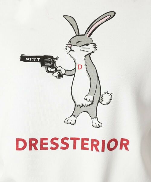 DRESSTERIOR / ドレステリア スウェット | 【今年も登場！/洗える】ピストルラビット裏毛スウェット | 詳細9