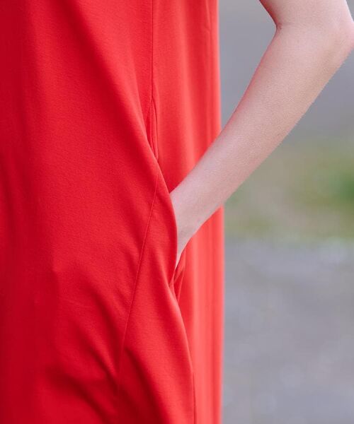 DRESSTERIOR / ドレステリア ロング・マキシ丈ワンピース | 【ポケットあり/接触冷感/抗菌防臭/消臭】アイスクリアコットンワンピース | 詳細26