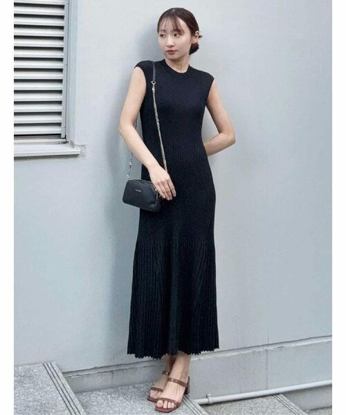 DRESSTERIOR / ドレステリア ロング・マキシ丈ワンピース | 【洗える】リブニットフレアドレス | 詳細11