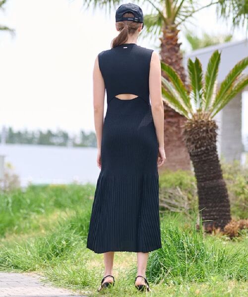 DRESSTERIOR / ドレステリア ロング・マキシ丈ワンピース | 【洗える】リブニットフレアドレス | 詳細4