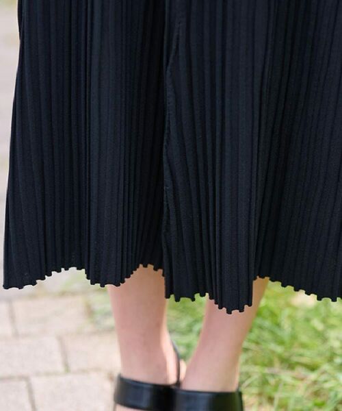 DRESSTERIOR / ドレステリア ロング・マキシ丈ワンピース | 【洗える】リブニットフレアドレス | 詳細9