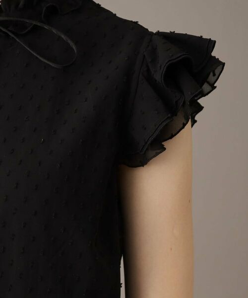 DRESSTERIOR / ドレステリア ロング・マキシ丈ワンピース | 【大人百花春号掲載 モデル美香さん着用】ドットジャカードオーバーラップコンビドレス | 詳細13