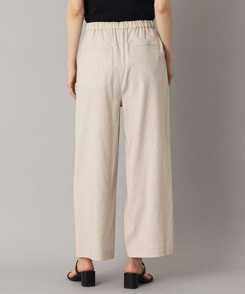 DRESSTERIOR / ドレステリア ショート・ハーフ・半端丈パンツ | 【接触冷感/洗える/ウエストゴム】ウォッシャブルリネンイージーワイドパンツ | 詳細28