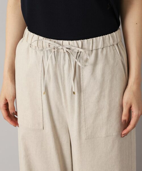 DRESSTERIOR / ドレステリア ショート・ハーフ・半端丈パンツ | 【接触冷感/洗える/ウエストゴム】ウォッシャブルリネンイージーワイドパンツ | 詳細29