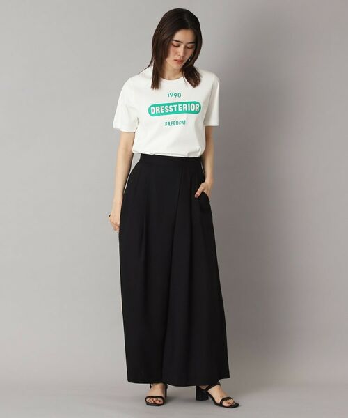 DRESSTERIOR / ドレステリア パンツ | 【洗える/後ろウエストゴム】アシンメトリーウォッシャブルタックフレアパンツ | 詳細18
