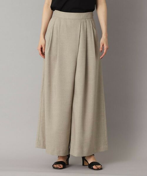 DRESSTERIOR / ドレステリア パンツ | 【洗える/後ろウエストゴム】アシンメトリーウォッシャブルタックフレアパンツ | 詳細21