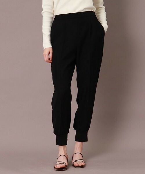 DRESSTERIOR / ドレステリア ショート・ハーフ・半端丈パンツ | 【洗える／防花粉／撥水】ダブルクロスジョグパンツ | 詳細4