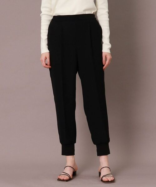 DRESSTERIOR / ドレステリア ショート・ハーフ・半端丈パンツ | 【洗える／防花粉／撥水】ダブルクロスジョグパンツ | 詳細5