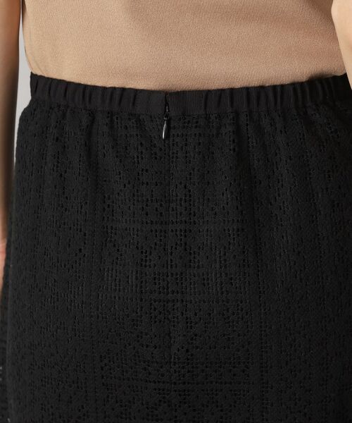 DRESSTERIOR / ドレステリア ロング・マキシ丈スカート | 【後ろウエストゴム】オーガニックコットンブレンドレーススカート | 詳細18