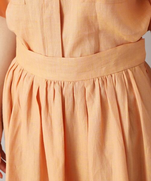 DRESSTERIOR / ドレステリア ロング・マキシ丈スカート | 【洗える／ふんわり軽やか】フレンチリネンタックギャザースカート | 詳細16