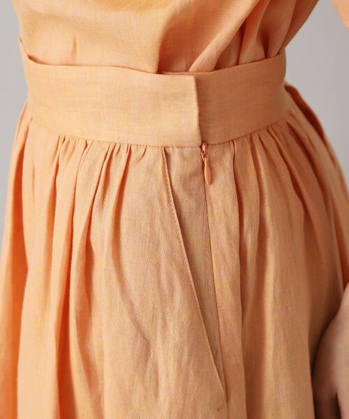 DRESSTERIOR / ドレステリア ロング・マキシ丈スカート | 【洗える／ふんわり軽やか】フレンチリネンタックギャザースカート | 詳細17