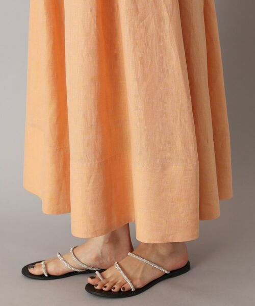 DRESSTERIOR / ドレステリア ロング・マキシ丈スカート | 【洗える／ふんわり軽やか】フレンチリネンタックギャザースカート | 詳細19