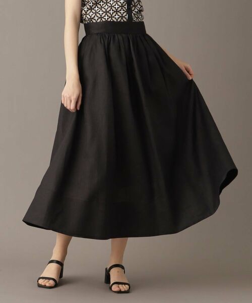 DRESSTERIOR / ドレステリア ロング・マキシ丈スカート | 【洗える／ふんわり軽やか】フレンチリネンタックギャザースカート | 詳細20