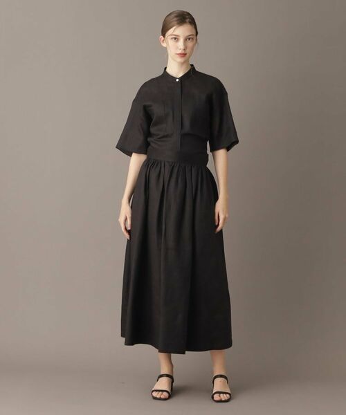 DRESSTERIOR / ドレステリア ロング・マキシ丈スカート | 【洗える／ふんわり軽やか】フレンチリネンタックギャザースカート | 詳細25