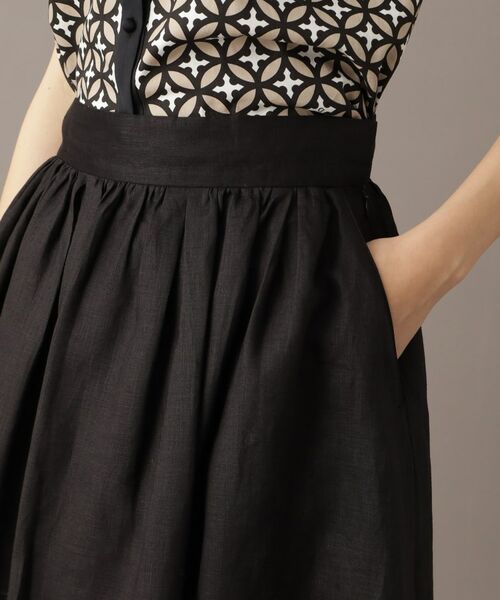 DRESSTERIOR / ドレステリア ロング・マキシ丈スカート | 【洗える／ふんわり軽やか】フレンチリネンタックギャザースカート | 詳細30