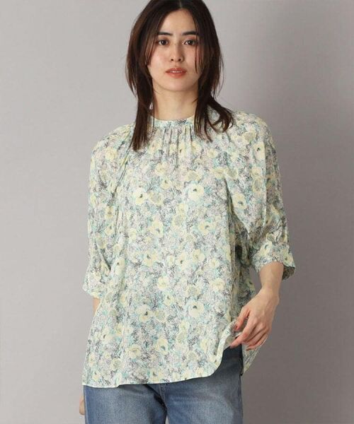 DRESSTERIOR / ドレステリア シャツ・ブラウス | 【着映え／花柄】フラワープリントボリュームスリーブブラウス | 詳細10