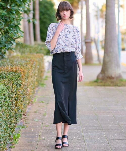 DRESSTERIOR / ドレステリア シャツ・ブラウス | 【着映え／花柄】フラワープリントボリュームスリーブブラウス | 詳細15