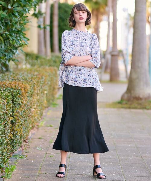 DRESSTERIOR / ドレステリア シャツ・ブラウス | 【着映え／花柄】フラワープリントボリュームスリーブブラウス | 詳細17