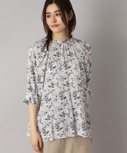 DRESSTERIOR / ドレステリア シャツ・ブラウス | 【着映え／花柄】フラワープリントボリュームスリーブブラウス | 詳細22