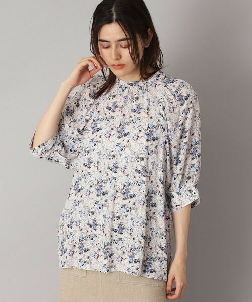 DRESSTERIOR / ドレステリア シャツ・ブラウス | 【着映え／花柄】フラワープリントボリュームスリーブブラウス | 詳細23