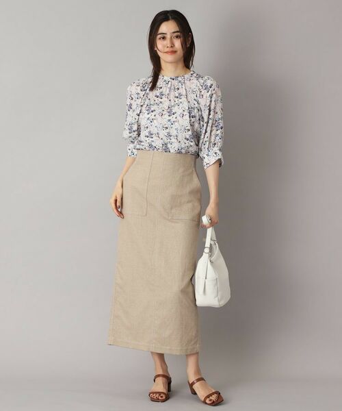 DRESSTERIOR / ドレステリア シャツ・ブラウス | 【着映え／花柄】フラワープリントボリュームスリーブブラウス | 詳細24