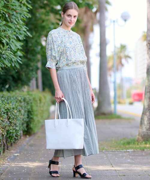 DRESSTERIOR / ドレステリア シャツ・ブラウス | 【着映え／花柄】フラワープリントボリュームスリーブブラウス | 詳細3