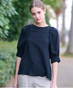 DRESSTERIOR / ドレステリア シャツ・ブラウス | 【洗える/清涼感】ボリュームスリーブバックジップブラウス