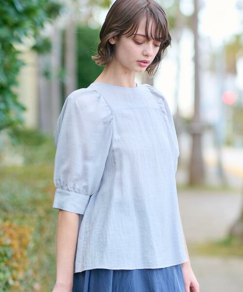 DRESSTERIOR / ドレステリア シャツ・ブラウス | 【洗える/清涼感】ボリュームスリーブバックジップブラウス | 詳細17
