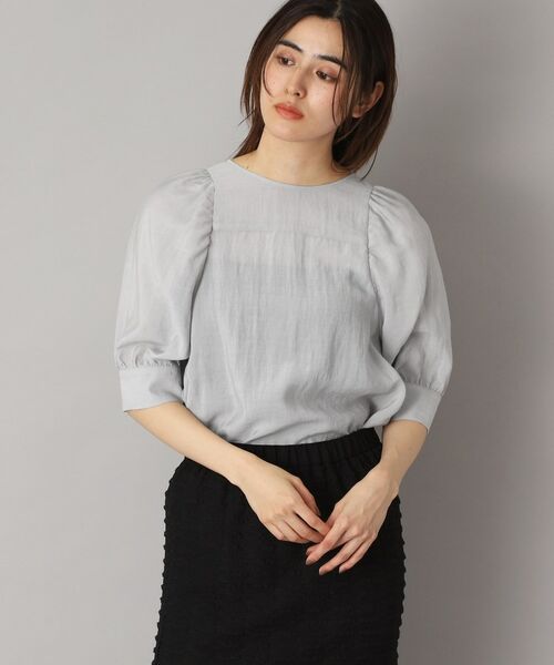 DRESSTERIOR / ドレステリア シャツ・ブラウス | 【洗える/清涼感】ボリュームスリーブバックジップブラウス | 詳細19