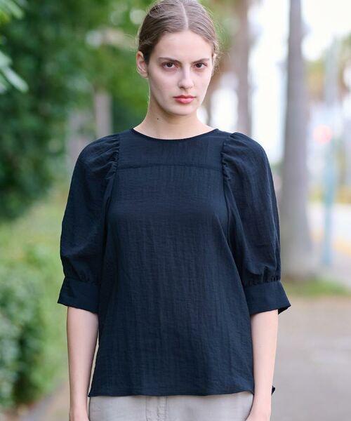 DRESSTERIOR / ドレステリア シャツ・ブラウス | 【洗える/清涼感】ボリュームスリーブバックジップブラウス | 詳細22