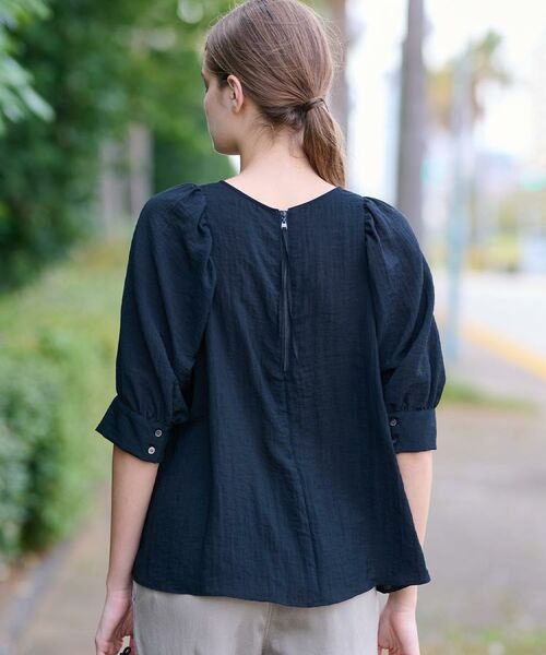 DRESSTERIOR / ドレステリア シャツ・ブラウス | 【洗える/清涼感】ボリュームスリーブバックジップブラウス | 詳細28