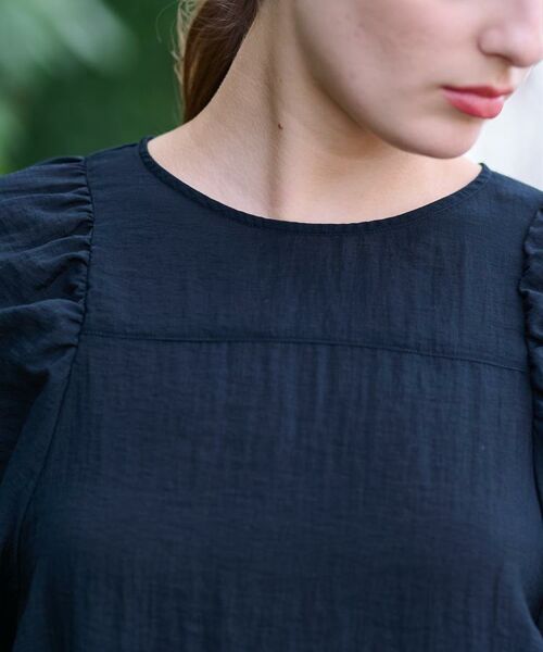 DRESSTERIOR / ドレステリア シャツ・ブラウス | 【洗える/清涼感】ボリュームスリーブバックジップブラウス | 詳細30