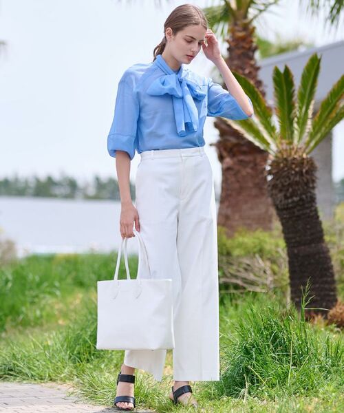 DRESSTERIOR / ドレステリア シャツ・ブラウス | 【2WAY/清涼感】袖ボリュームシア―ボウタイブラウス | 詳細13