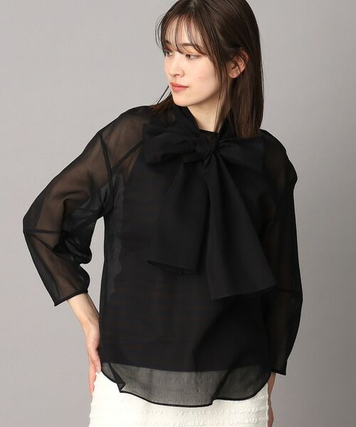 DRESSTERIOR / ドレステリア シャツ・ブラウス | 【2WAY/清涼感】袖ボリュームシア―ボウタイブラウス | 詳細19