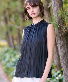 DRESSTERIOR / ドレステリア シャツ・ブラウス | 【洗える/きれいめ】プリーツサテンブラウス