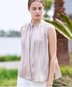 DRESSTERIOR / ドレステリア シャツ・ブラウス | 【洗える/きれいめ】プリーツサテンブラウス