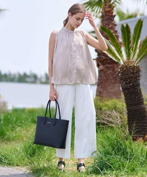 DRESSTERIOR / ドレステリア シャツ・ブラウス | 【洗える/きれいめ】プリーツサテンブラウス | 詳細10