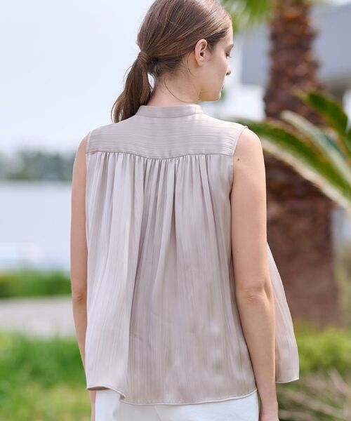 DRESSTERIOR / ドレステリア シャツ・ブラウス | 【洗える/きれいめ】プリーツサテンブラウス | 詳細12