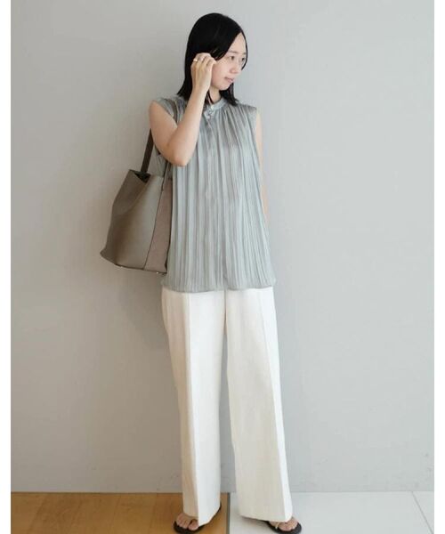 DRESSTERIOR / ドレステリア シャツ・ブラウス | 【洗える/きれいめ】プリーツサテンブラウス | 詳細24