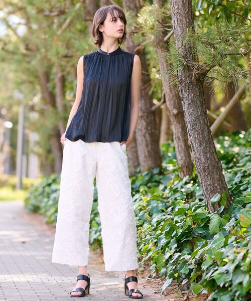 DRESSTERIOR / ドレステリア シャツ・ブラウス | 【洗える/きれいめ】プリーツサテンブラウス | 詳細4