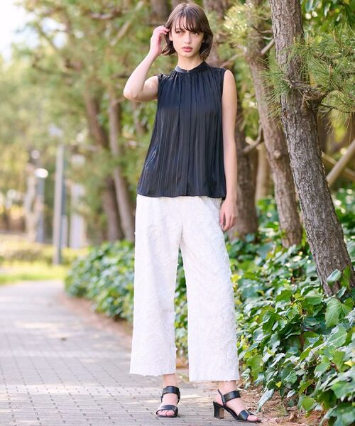 DRESSTERIOR / ドレステリア シャツ・ブラウス | 【洗える/きれいめ】プリーツサテンブラウス | 詳細6