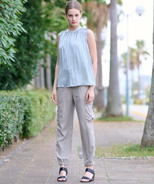 DRESSTERIOR / ドレステリア シャツ・ブラウス | 【洗える/きれいめ】プリーツサテンブラウス | 詳細8